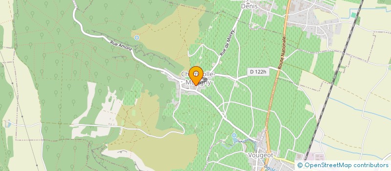 localisation de l'entreprise LA PART DES ANGES  CHAMBOLLE-MUSIGNY