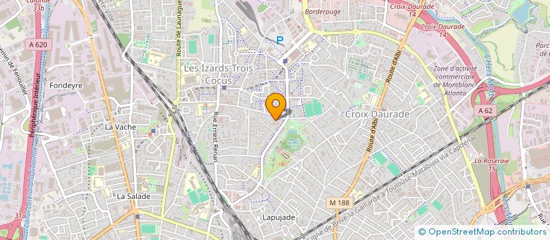 localisation de l'entreprise LA PART DES ANGES  TOULOUSE