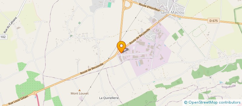 localisation de l'entreprise LA PART DES ANGES  BOULLEVILLE