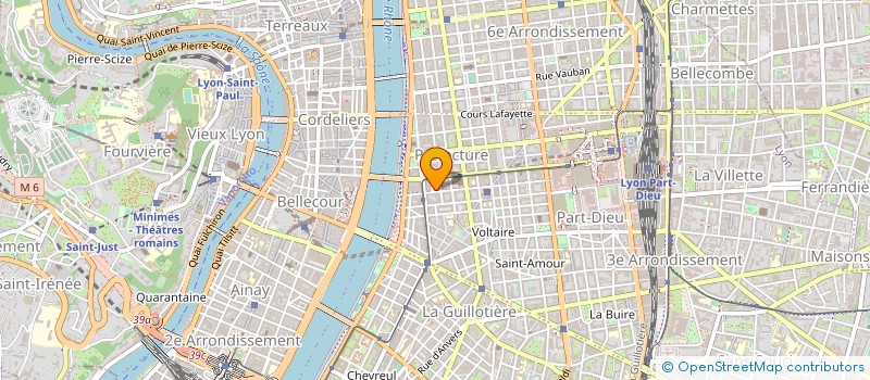 localisation de l'entreprise LA PART DIEU CONSULTANTS  LYON