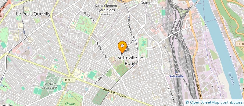 localisation de l'entreprise LA PART DU GOUT à ROUEN