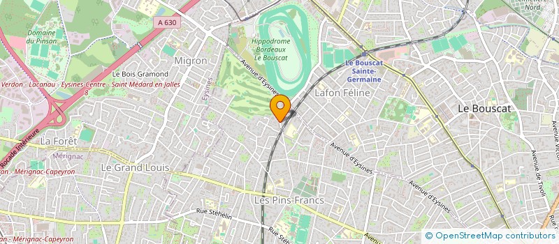 localisation de l'entreprise LA PART DU LION - TD.SC  BORDEAUX