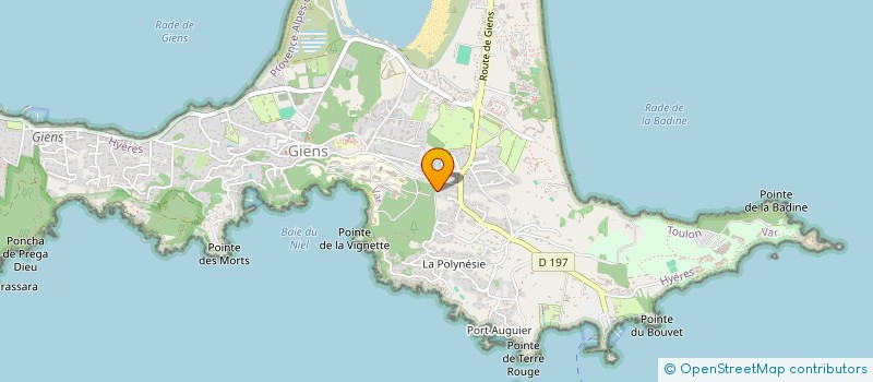 localisation de l'entreprise LA PARTEGUE à HYERES