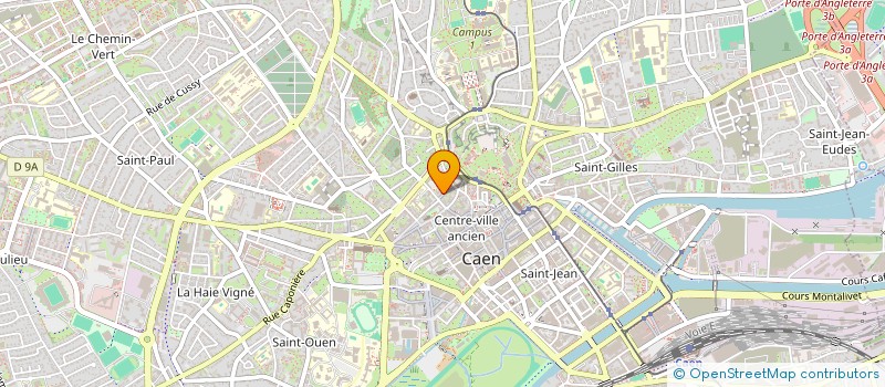 localisation de l'entreprise LA PARTICULIERE à CAEN