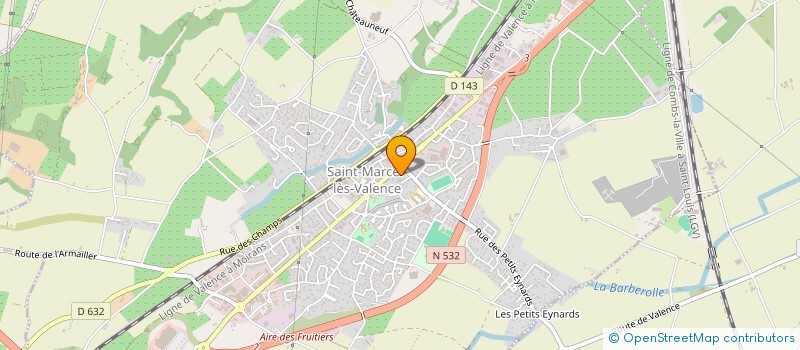 localisation de l'entreprise LA PARTITION à SAINT-MARCEL-LES-VALENCE