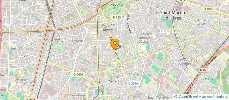 localisation de l'entreprise LA PARTOCHE  GRENOBLE