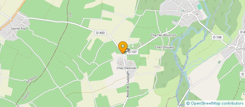 localisation de l'entreprise LA PASERATA à ARS