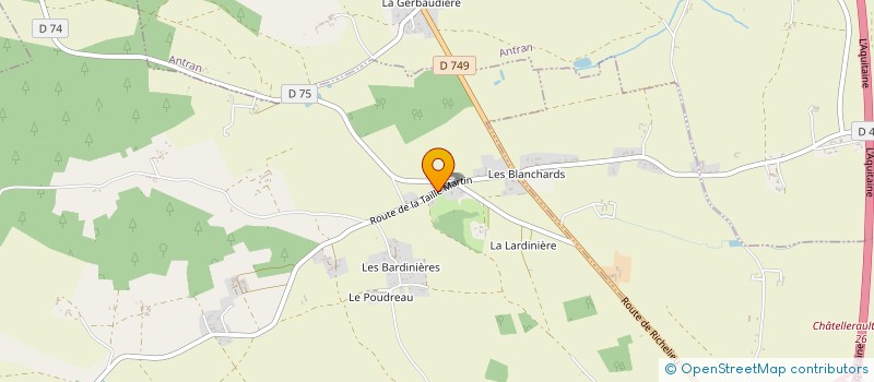 localisation de l'entreprise LA PASQUERIE  THURE