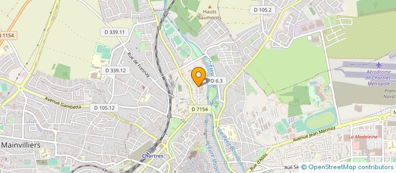 localisation de l'entreprise LA PASSACAILLE à CHARTRES