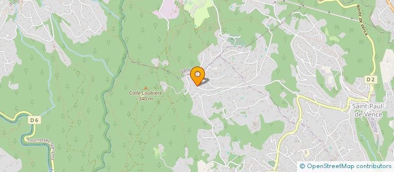 localisation de l'entreprise LA PASSACAILLE  LA COLLE-SUR-LOUP