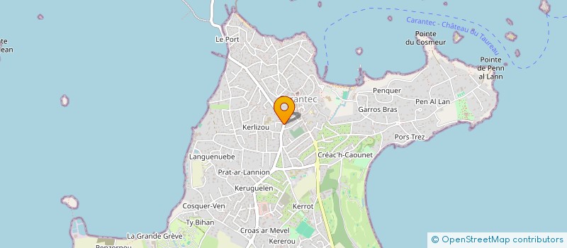 localisation de l'entreprise LA PASSE AUX MOUTONS à CARANTEC
