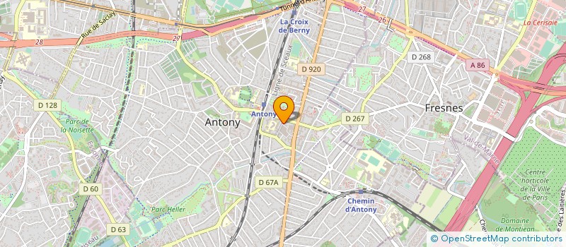 localisation de l'entreprise LA PASSERELLE à ANTONY