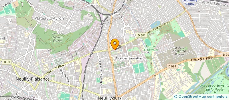 localisation de l'entreprise LA PASSERELLE à NEUILLY-SUR-MARNE