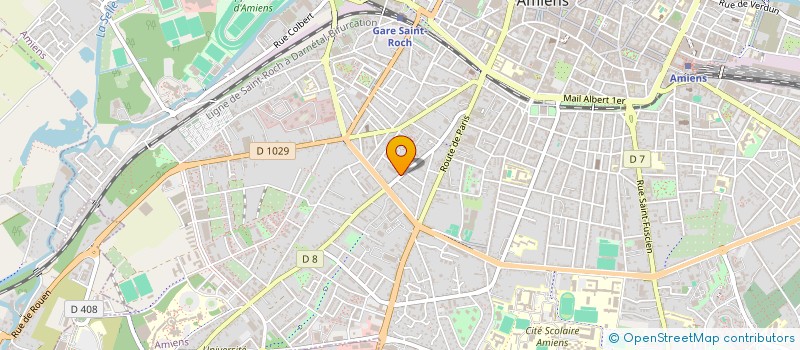 localisation de l'entreprise LA PASSERELLE  AMIENS