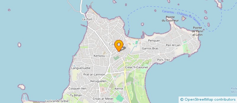 localisation de l'entreprise LA PASSERELLE  CARANTEC