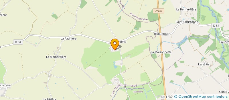 localisation de l'entreprise LA PASSERELLE  LEGE