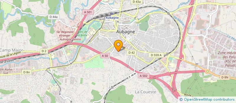 localisation de l'entreprise LA PASSERELLE à AUBAGNE