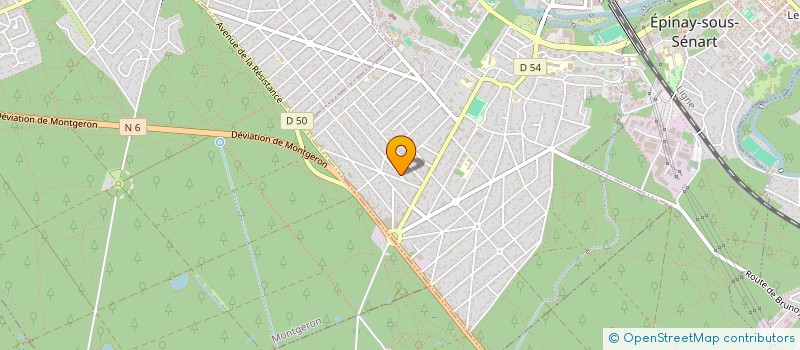 localisation de l'entreprise LA PASSERELLE  BRUNOY