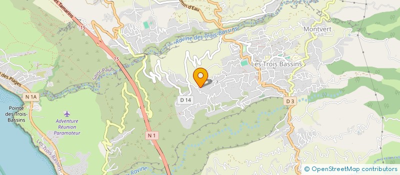 localisation de l'entreprise LA PASSERELLE à LES TROIS-BASSINS