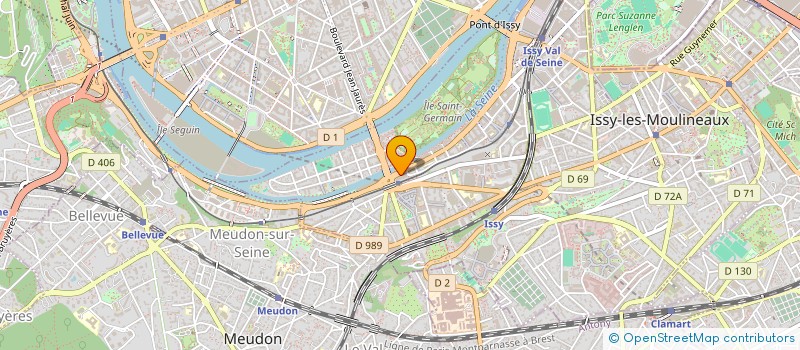 localisation de l'entreprise LA PASSERELLE  GUYANCOURT