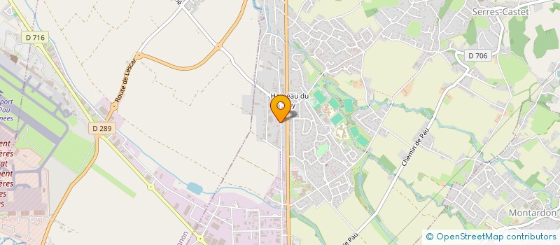 localisation de l'entreprise LA PASSERELLE  SERRES-CASTET