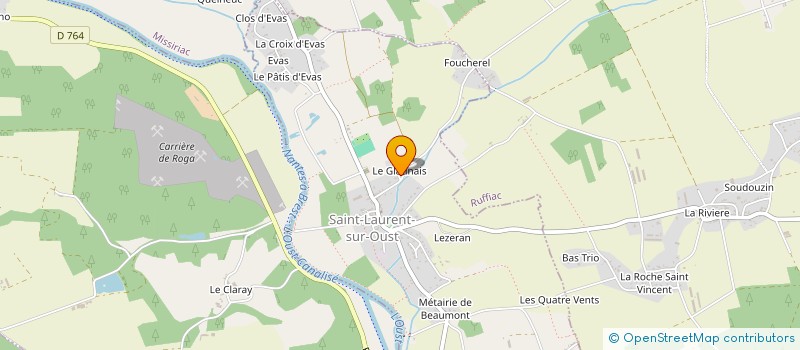 localisation de l'entreprise LA PASSERELLE  SAINT-LAURENT