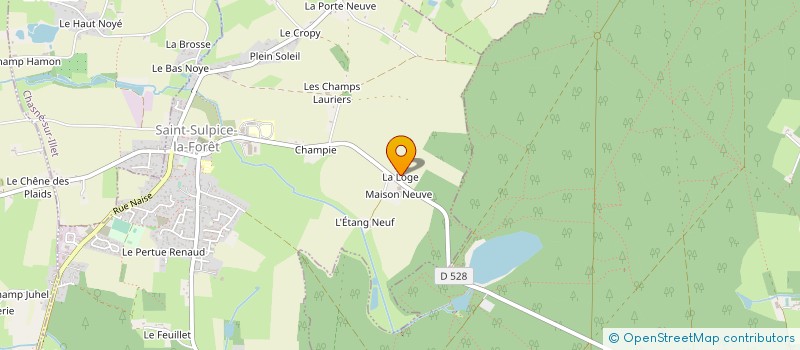 localisation de l'entreprise LA PASSERELLE D'ANDOUILLE-NEUVILLE  ANDOUILLE-NEUVILLE