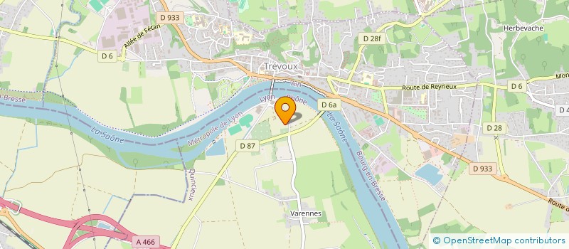 localisation de l'entreprise LA PASSERELLE DE CHAMALAN  QUINCIEUX