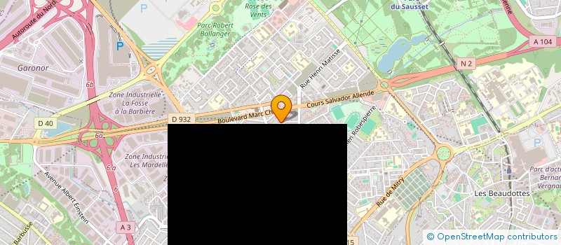 localisation de l'entreprise LA PASSERELLE DE L'ESPOIR à AULNAY-SOUS-BOIS