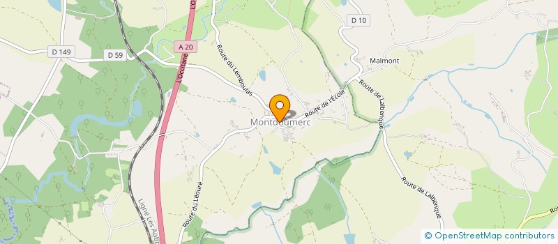 localisation de l'entreprise LA PASSERELLE DE VAYLATS  VAYLATS