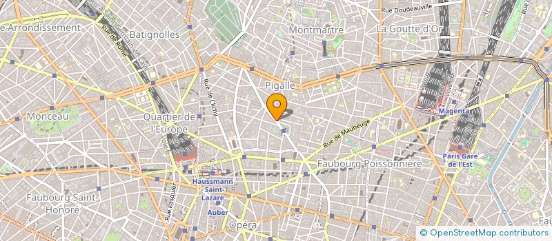 localisation de l'entreprise LA PASSERELLE DES BEAUX ARTS  PARIS