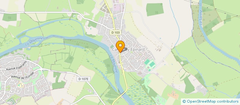 localisation de l'entreprise LA PASSERELLE DES MOTS  CANTENAY-EPINARD