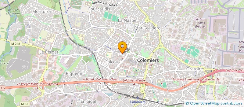 localisation de l'entreprise LA PASSERELLE DES PYRENEES à COLOMIERS