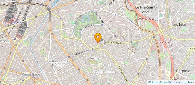 localisation de l'entreprise LA PASSERELLE FANY  PARIS