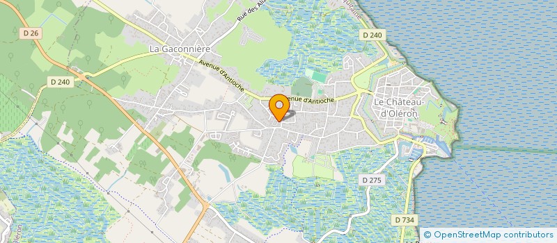 localisation de l'entreprise LA PASSION-CLIPPERTON  LE CHATEAU-D'OLERON