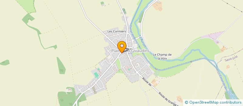 localisation de l'entreprise LA PASSION D'ANTAN  PLAIMPIED-GIVAUDINS