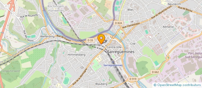 localisation de l'entreprise LA PASSION DE L'AUDITION à SARREGUEMINES