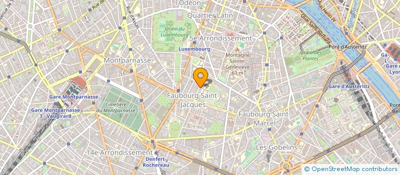 localisation de l'entreprise LA PASSION DE TEMPS  PARIS