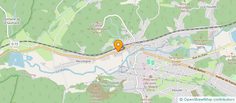 localisation de l'entreprise LA PASSION DES ABEILLES  RONCHAMP