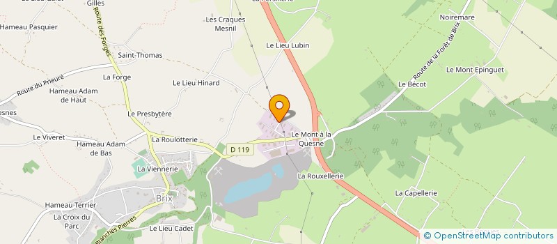 localisation de l'entreprise LA PASSION DU 2 ROUES à BRIX