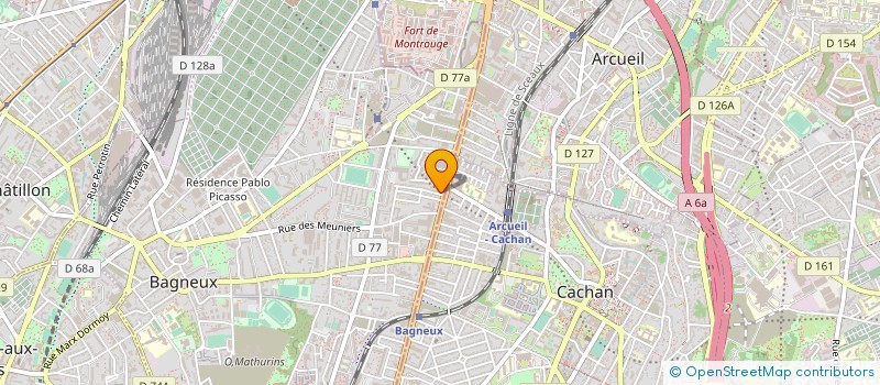 localisation de l'entreprise LA PASSION DU BON PAIN à BAGNEUX