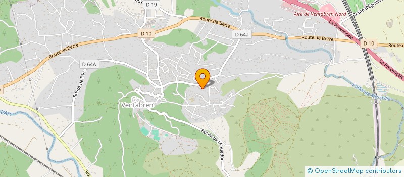 localisation de l'entreprise LA PASSION DU CHANT  VENTABREN