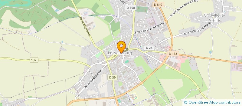 localisation de l'entreprise LA PASSION DU GOUT à LE NEUBOURG