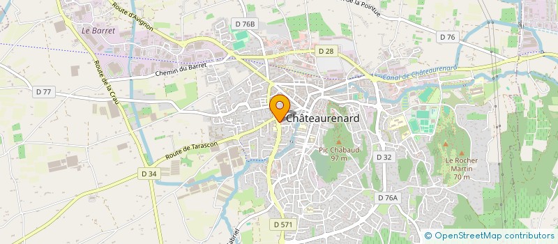 localisation de l'entreprise LA PASSION DU PAIN  CHATEAURENARD