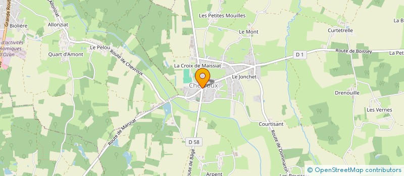 localisation de l'entreprise LA PASSION DU PAIN  CHEVROUX