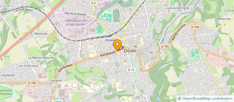 localisation de l'entreprise LA PASSION DU PAIN  DINAN