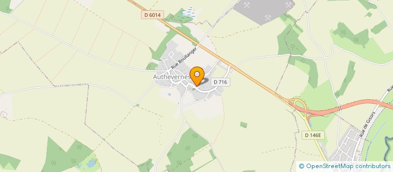 localisation de l'entreprise LA PASSION DU SPORT  AUTHEVERNES