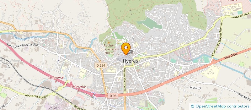 localisation de l'entreprise LA PASTACHUCA à HYERES