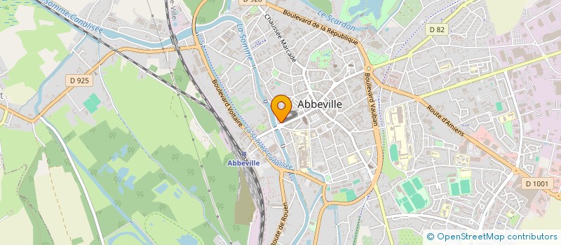 localisation de l'entreprise LA PASTALADE à ABBEVILLE