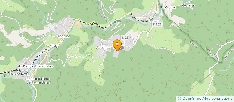 localisation de l'entreprise LA PASTELADE  SAINT-CHRISTOL